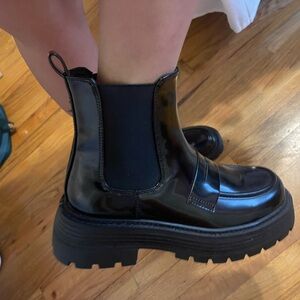 Brand new!They are a lil chunky & some heels .Very comfortable.Forever21